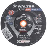 Meule PIPEFITTER, 6" x 5/32", Oxyde d'aluminium, Type 27 Planification Entrepots Molloy