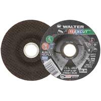 FLEXCUT Grinding Wheel, 4-1/2", 36 Grit, Aluminum Oxide, 7/8", 13300 RPM, Type 29 Planification Entrepots Molloy