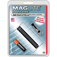 Lampes de poche Solitaire, Incandescente, 2 lumens, Piles AAA Planification Entrepots Molloy