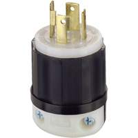 3-Pole 4-Wire Grounding Locking Plug, Nylon, 30 Amps, 125 V/250 V, L14-30P Planification Entrepots Molloy