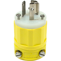 2-Pole 3-Wire Grounding Locking Plug, Nylon, 15 Amps, 250 V, L6-15P Planification Entrepots Molloy