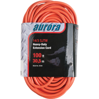Cordon rallonge en vinyle, Ext&eacute;rieur, SJTW, AWG 14/3, 13 A, 100' Planification Entrepots Molloy