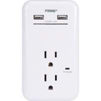 Prime&reg; USB Charger with Surge Protector Planification Entrepots Molloy