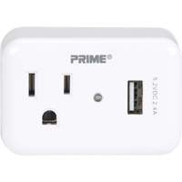 Prime&reg; USB Charger with Surge Protector Planification Entrepots Molloy
