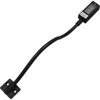 LED Gooseneck Maplight, 1 W, LED, 12" Neck, Black Planification Entrepots Molloy