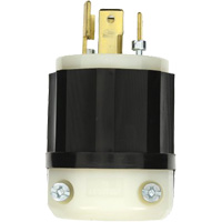 Industrial Grade Locking Plug, Nylon, 30 Amps, 347 V/600 V, L20-30P Planification Entrepots Molloy
