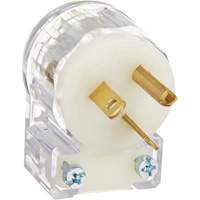Angled Hospital Grade Extension Plug, Nylon, 20 Amps, 250 V Planification Entrepots Molloy