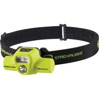 USB HAZ-LO&reg; Intrinsically Safe Headlamp, LED, 250 Lumens, 7 Hrs. Run Time, Rechargeable Batteries Planification Entrepots Molloy