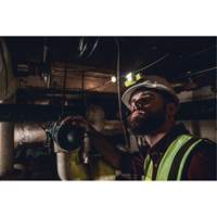 USB HAZ-LO&reg; Intrinsically Safe Headlamp, LED, 250 Lumens, 7 Hrs. Run Time, Rechargeable Batteries Planification Entrepots Molloy