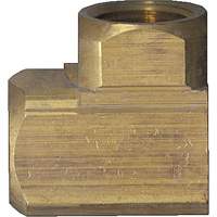 Extruded 90° Elbow Pipe Fitting, FPT, Brass, 1/8" YA811 | Planification Entrepots Molloy