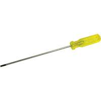 Slotted Electrician's Screwdriver, 3/16" Tip, Round, 11-1/2" L, Plastic Handle Planification Entrepots Molloy